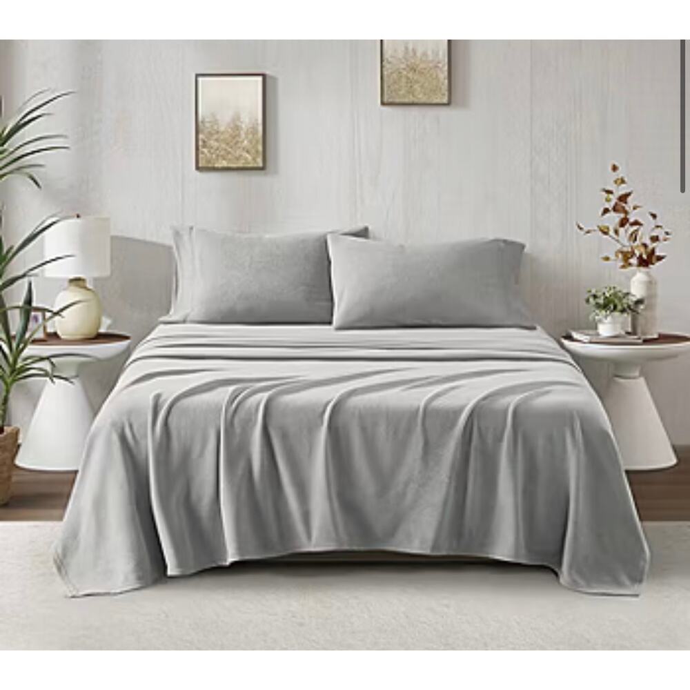 True North by Sleep Philosophy King Micro Fleece Bed Sheet Ser Warn Sheets